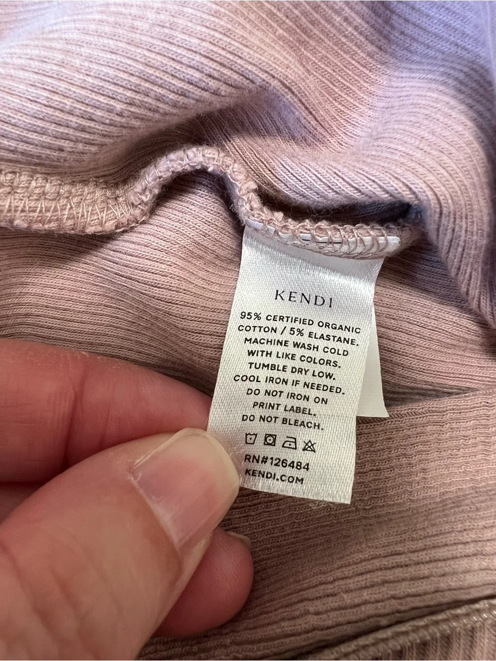 Colored Organics Mauve Footie Pajamas 1